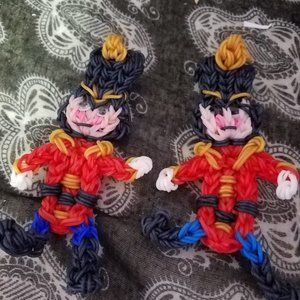 rainbowloom 2D christmas nutcracker.